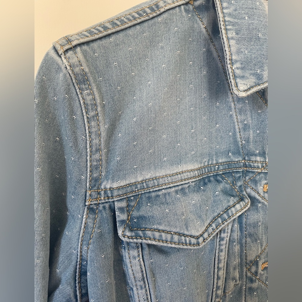 FC Light Blue Denim Jacket with pockets, Small